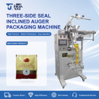 Machine d'emballage VFFS multifonctionnelle à trois soudures latérales pour poudre en rouleau, sachets de café, aliments, épices, poivre, levure, curry