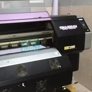 80% New 126 Inch 3.2m SWJ-320 S4 Grand Format Printer Eco-Solvent Inkjet Plotter For Resell