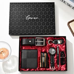 Set de Regalo de Lujo para Hombre 6 en 1 para el Día del Padre: Reloj de Negocios, Cinturón, Cartera, Llavero, Pulsera y Bolígrafo, con Caja de Regalo - Product Image 3