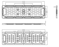 Module LED SMD 3030 50W IP65 à haut lumen, blanc chaud, angle large de 60 degrés, éclairage routier urbain, réduction sur les commandes en gros, haute efficacité