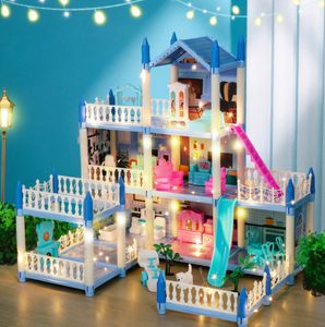 Château de Princesse Lumineux en Plastique Enchanté : La Chambre de Rêve DIY Ultime, Cadeau Idéal pour Filles - Product Image 4
