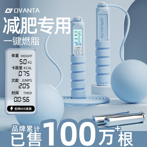 Ouvanda Cordless Jump Rope Smart Counter Weight Bearing Fitness Rope For Exercise Body Shaping Unisex Heavy Duty Model - Product Image 3