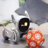 Loona mainan Robot anjing Senior, mesin Pet elektron Ai suara interaktif, mainan pintar anak, Robot Emo mendukung 9 bahasa