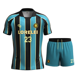 Traje de equipo de fútbol clásico de calle personalizado, diseño de sublimación, camiseta de fútbol deportiva de entrenamiento de Club transpirable - Product Image 3