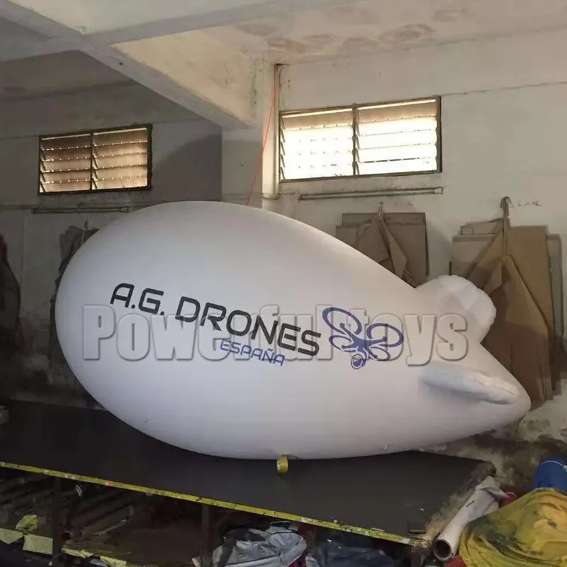 Advertising Inflatable Large Helium Balloons Aerostatic Balloon blimp,4m helium airship for advertise