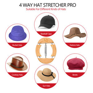 Simple &amp; Easy to Use 4-Way Wooden Hat Stretcher for Adults Adjustable Hat <strong>Jack</strong> - Product Image 5