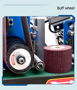 Machine de polissage de meulage de rouille de surface de tuyau de feuille de plaque métallique en aluminium d'ébavurage - Product Image 6