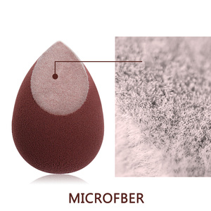 Kabuki-brocha de maquillaje profesional de doble punta, cepillo de maquillaje con mango de bambú ecológico, esponja de maquillaje de microfibra con bolsa - Product Image 6