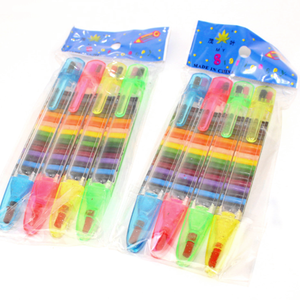 BECOL卸売 多色 クリエイティブ キュート クレヨン 無毒 20色 プライベートラベル キッズ クレヨン スティック 絵画用 - Product Image 4