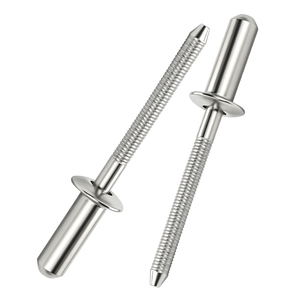 100 pièces Rivets aveugles à tête ronde fermée en acier inoxydable 304, passivés et scellés, M3.2-M6.4, ODM/OEM - Product Image 3