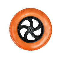 FR1603 4.00-8 Brouette industrielle de jardin en mousse PU Brouettes robustes Brouette à roues