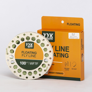 สายฟลายลอยน้ำ YYKBlueSky แบบถ่วงน้ำหนัก 100 ฟุต |   สารเคลือบผิวแบบลอยตัวสูง |   หน่วยความจำต่ำ สมูทแคสติ้ง WF-F - Product Image 3