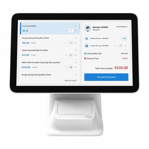 High Performance RK3568 Android POS Machine 4+64 Smart Touch Cash Register with Customer Display and WiFi for Point of sale - Product Image 3