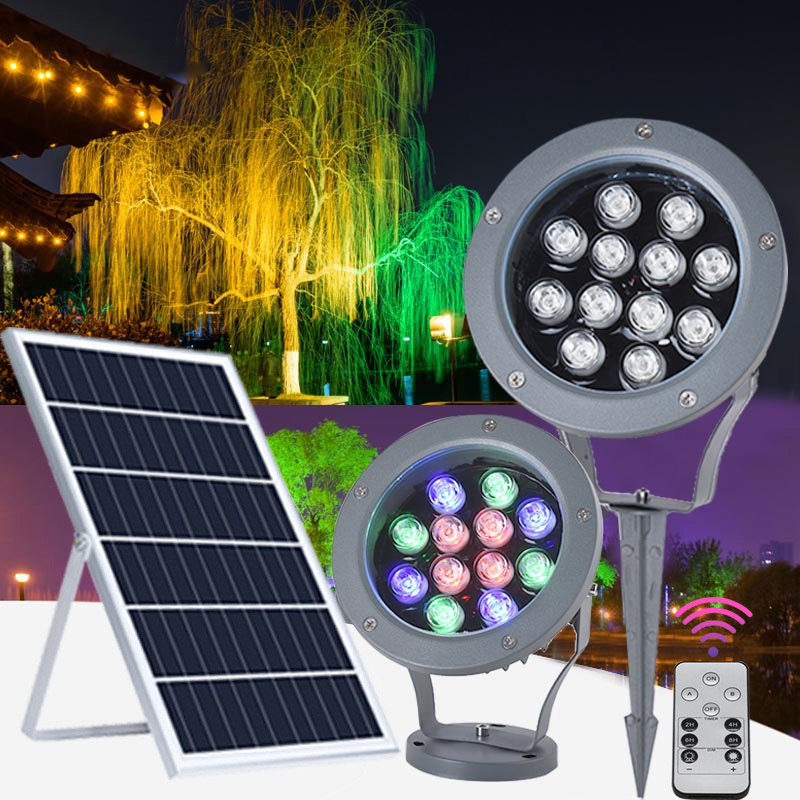 Outdoor Lighting LED Solar Garden Lights Low-voltage Landscape Lighting Waterproof Lawn Lights Courtyard Garden Villa Use