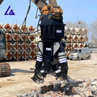 Concasseur hydraulique de béton testé en charge pour excavatrice, conforme CE, haute force de broyage, démolition intérieure