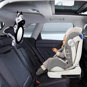 Baby Rear Facing Toddler Baby Car <strong>Mirror</strong> Interior <strong>Mirror</strong> for <strong>Back</strong> <strong>Seat</strong> Cow Zebra Design - Product Image 4