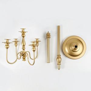 Uzun boylu düğün şamdan standı noel ve paskalya malzemeleri düğün Centerpieces için zarif zemin standı mumluk - Product Image 4