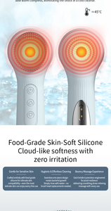 <span class=keywords><strong>Cepillo</strong></span> de limpieza <span class=keywords><strong>facial</strong></span> de silicona impermeable Depurador <span class=keywords><strong>facial</strong></span> recargable de limpieza profunda con calor y vibración - Product Image 6