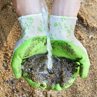 Gants de travail de jardin personnalisés avec logo, épaissis, revêtement en latex imprimé, résistants aux éspèces végétales et à l'usure, pour la plantation en ferme
