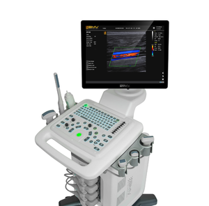 Mesin <span class=keywords><strong>Ultrasound</strong></span> Doppler warna berbasis troli baru 2024 untuk rumah sakit pemindai gema 15 inci - Product Image 2