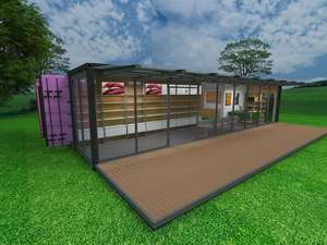 Contenedor lujo <span class=keywords><strong>de</strong></span> casas contenedor <span class=keywords><strong>de</strong></span> oficina/envío casa contenedor 40 pies al aire libre moderna <span class=keywords><strong>de</strong></span> almacenamiento <span class=keywords><strong>de</strong></span> cocina para la venta - Product Image 3