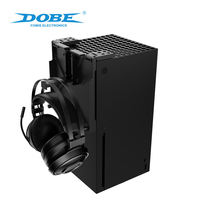 Accessoires de jeu DOBE, housse anti-poussière avec support de fixation pour casque pour Xbox Series X