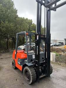 Высококачественный подержанный дизельный двигатель Toyota FD0 для вилочного погрузчика с двухсекционной мачтой, <span class=keywords><strong>3</strong></span> тонны, б/у - Product Image 2