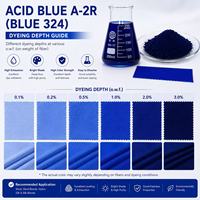 Colorant acide bleu A-2R, poudre colorante textile Lie Chen (CAS 6472-56-6)