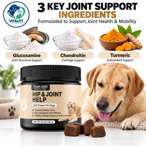 OEM Dog Joint <b>Support</b> Soft Chews with Glucosamine Chondroitin Turmeric <b>for</b> <b>Hip</b> Mobility Flexibility and Joint Health - Product Image 3