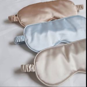 Masque pour les yeux en soie 100% pure mûre 22 Momme, style européen et américain, utilisation quatre saisons, sans pression, vente en gros - Product Image 3