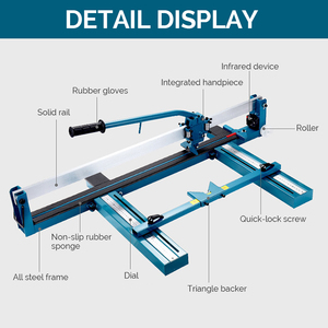 Machine de découpe manuelle industrielle pour carreaux de porcelaine grand format 600/<span class=keywords><strong>800</strong></span>/1000/1200 mm à 45 degrés, système Slim, pour bricolage, OEM, ODM - Product Image 4