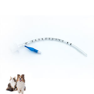CE estéril macio médico PVC blindado balão algemado cavalo veterinário animal ET tubos intubação tubo endotraqueal com estilete - Product Image 3
