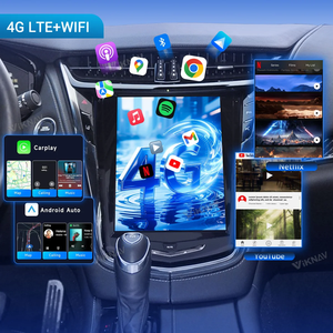 Autoradio 10,4 pouces pour Cadillac ATS CTS SRX Escalade 2013-2018, Carplay, navigation GPS, autoradio multimédia, écran de mise à niveau - Product Image 4