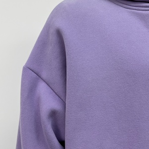 เสื้อฮู้ดดี้ทรงบ็อกซี่ ดีไซน์เนอร์คุณภาพสูง ผ้าเฟรนช์เทอร์รี่เนื้อหนา ทรงหลวม โอเวอร์ไซส์ แบบครอป เรียบง่าย - Product Image 4