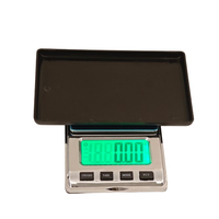 Báscula Digital de Bolsillo de Alta Precisión 0.01g, Mini Balanza Electrónica para Joyería de ABS+Acero Inoxidable con CE, ROHS, FCC y Función Tare