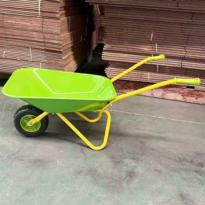 Chariot de jardin <span class=keywords><strong>pour</strong></span> <span class=keywords><strong>enfants</strong></span>, chariot de plage extérieur, jouet <span class=keywords><strong>pour</strong></span> <span class=keywords><strong>enfants</strong></span>, chariot à outils léger <span class=keywords><strong>en</strong></span> plastique avec plateau, chariot à roulettes - Product Image 4