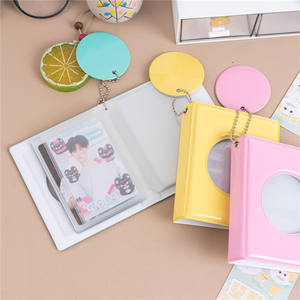 Porte-cartes photo de 3 pouces, cœur, amour, creux, album photo, 32 pochettes, classeur de cartes, mini boîte de rangement pour photos d'idoles - Product Image 4