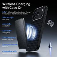 Bande magnétique en fibre d'aramide Laudtec, intégrée avec précision dans un réseau magnétique, adaptée aux coques d'iPhone 17 18 Pro Max, marque privée