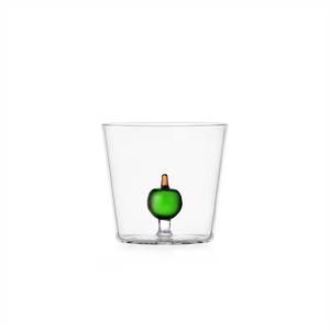 Bicchiere a forma di mela verde con disegno di frutta per bevande - Product Image 1