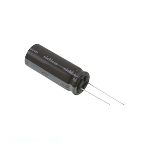 Condensateur à traversée de canal, fabriqué par le fabricant, en aluminium, 1500 µF, 20 %, 50 V, RADIAL UPM1H152MHD, 1500 µF - Product Image 1