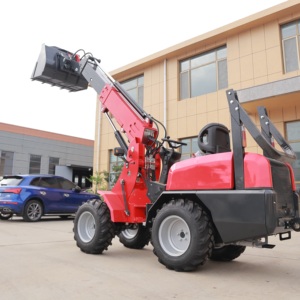 Mini Cargadora de Ruedas Telescópica Articulada con Motor Diésel Kubota y Sistema Hidráulico Hengli, Cargadora Compacta Multifuncional - Product Image 4