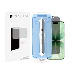 <span class=keywords><strong>Protector</strong></span> de Pantalla de Privacidad 360 con Marco de Alineación Inteligente para Eliminación de Polvo para iPhone 17 Pro Max, 17 Air, 16, 15, 14, 13 - Product Image 1