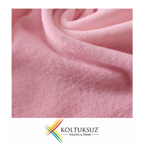 Tela de terciopelo de alta calidad, 240 g/m², suave, rosa, orgánica, tejida, 100 % algodón, textil a granel, fabricada en Turquía. - Product Image 1
