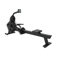 Equipo de remo de aire magnético para gimnasio, máquina de fila, remeros de ejercicio para uso doméstico y comercial para ejercicio cardiovascular popular