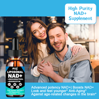 Gouttes liquides NAD Plus à marque privée OEM, haute puissance, supplément de vitamines à base de resvératrol, échantillon gratuit offert