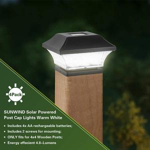 BSCI Solar Garden Lamp Solar Led Outdoor Waterproof Solar <strong>Post</strong> <strong>Lights</strong> Outdoor - Product Image 3