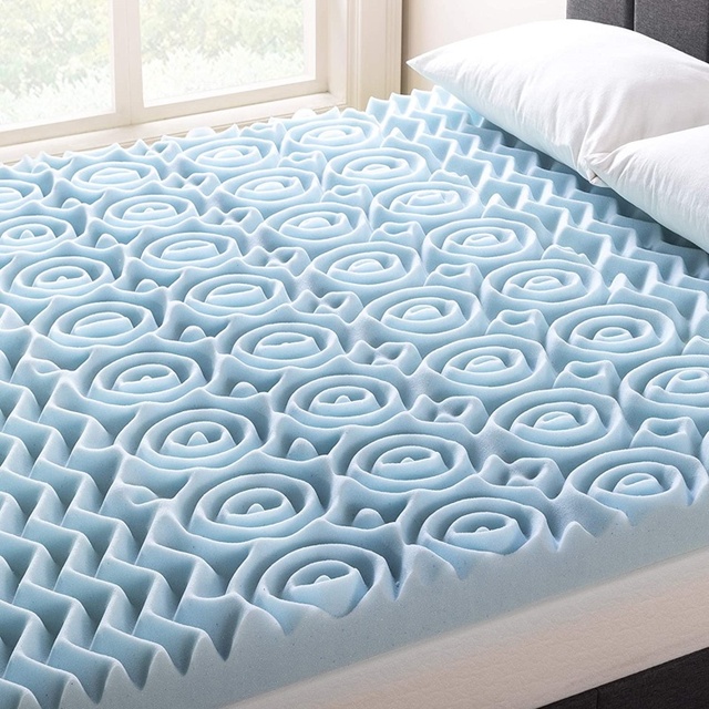 4 cm Thick European Single Home-use Memory Foam Mattress Topper With 5 Zones and Gel Infusion