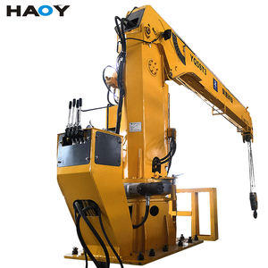 كاتو العلامة التجارية البحرية رافعة هيدروليكية 5 طن راديو التحكم عن بعد تلسكوبي بوم رفع شاحنة على متن الطائرة FPT لمعالجة البضائع بكفاءة - Product Image 3