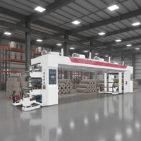 Machine de laminage haute vitesse entièrement automatique pour rouleaux PET, PP, PE, très demandée