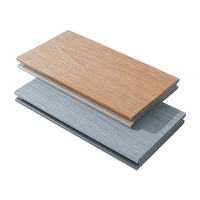 Planches de terrasse en WPC solides, forme carrée traditionnelle, imperméables, écologiques, surface lisse, revêtement de sol extérieur, jardin, entrepôt